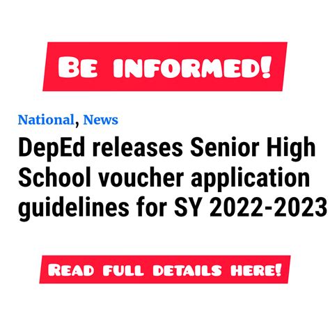 shs voucher application|Senior High School Voucher Program for SY 2022.